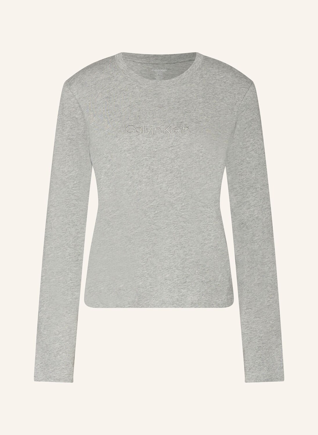 

Рубашка для сна pure cotton Calvin Klein, светло-серый