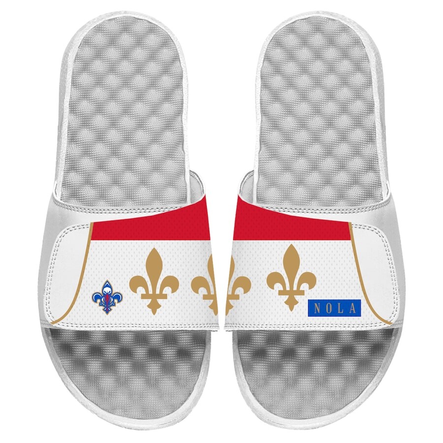 

Шлепанцы ISlide New Orleans Pelicans, белый