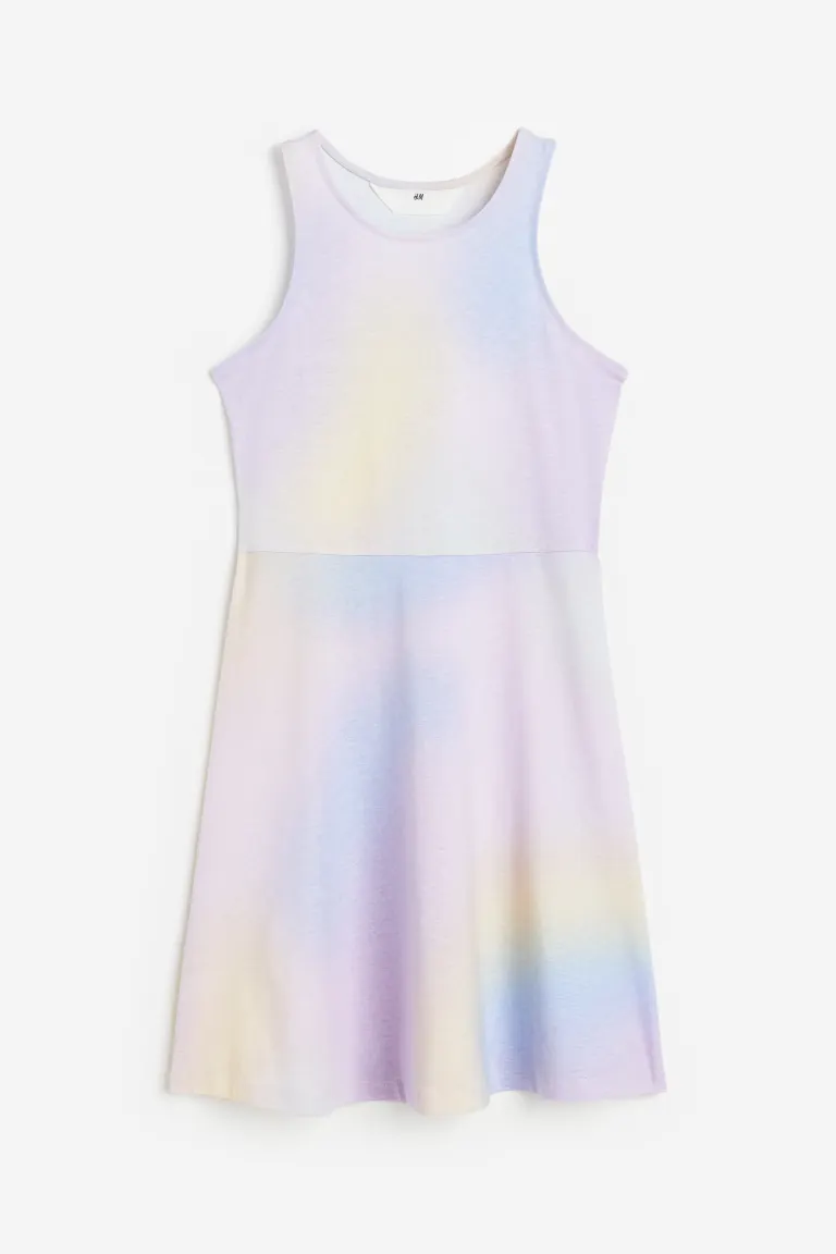 

Платье из джерси с узором H&M, фиолетовый