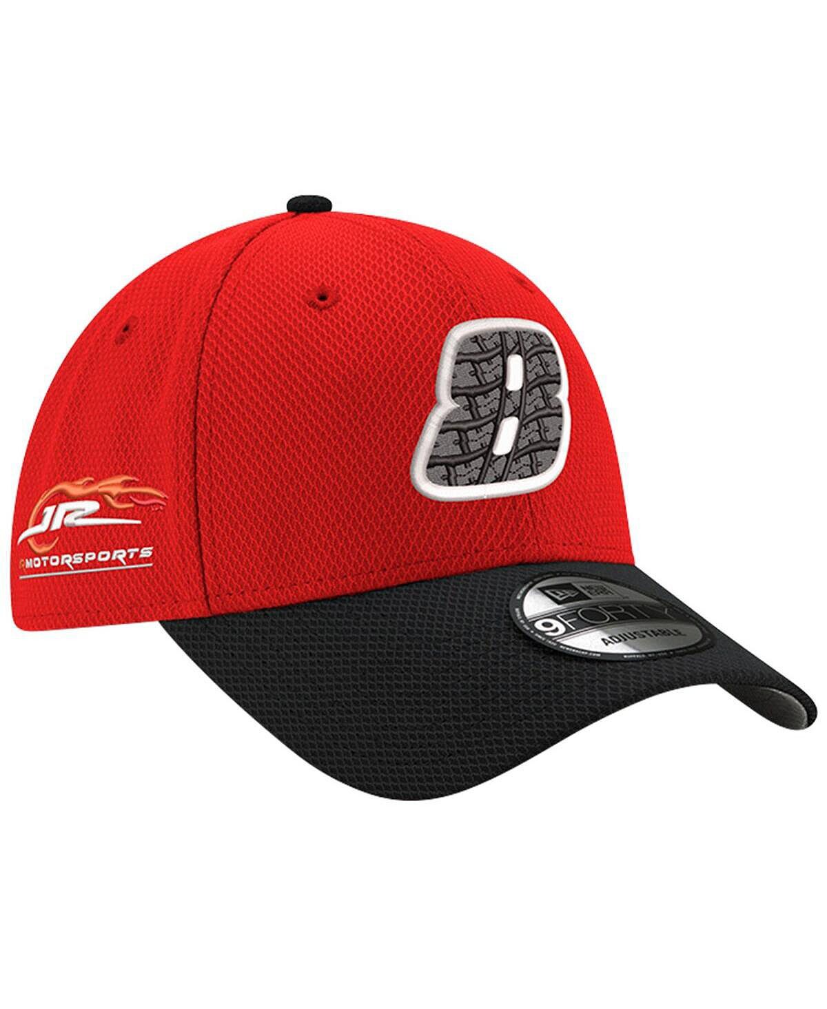

Мужская красно-черная регулируемая шляпа Josh Berry Big Number 9FORTY Snapback New Era