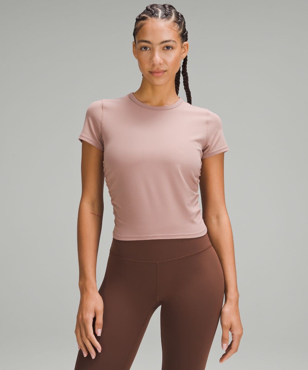 

Футболка с короткими рукавами All It Takes Nulu Lululemon, роза