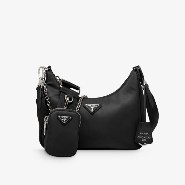 

Сумка на плечо Re-Nylon 2005 из переработанного нейлона Prada, черный