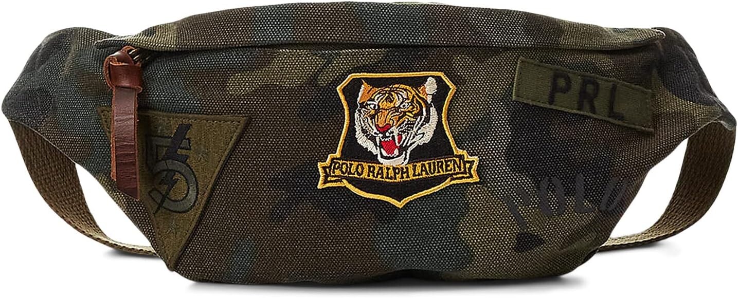 

Поясная сумка из парусины с нашивкой Tiger Polo Ralph Lauren, камуфляж
