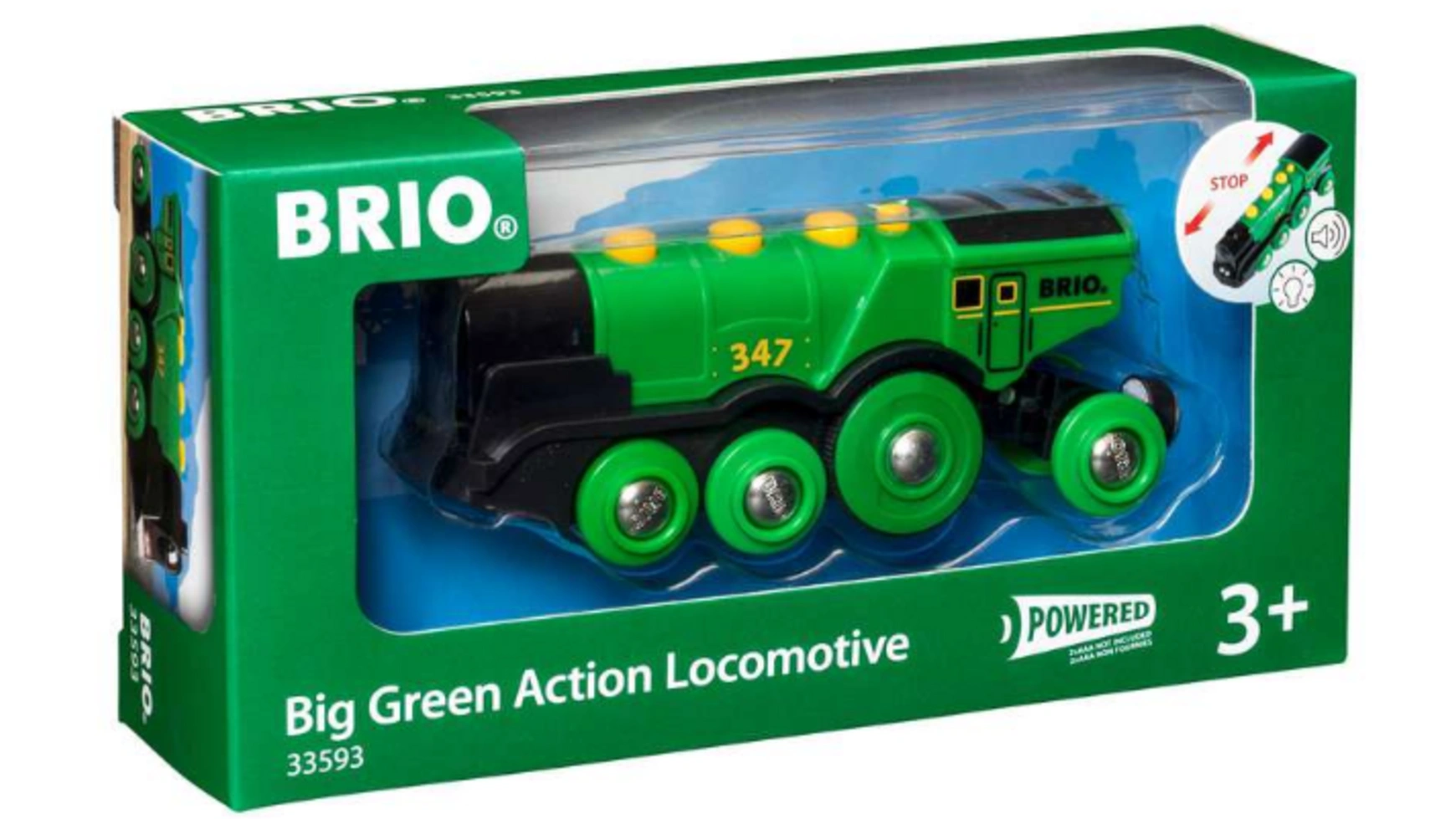 Brio Bahn Аккумуляторный локомотив Green Gustav