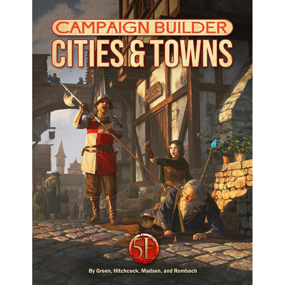 

Ролевая игра Kobold Press Campaign Builder: Cities & Towns, Standard Edition (D&D 5E Compatible)