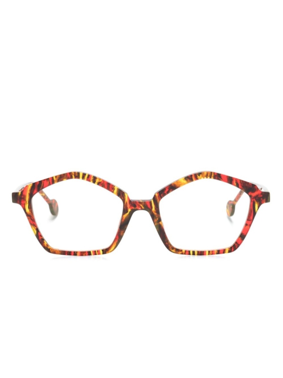 

L.A. Eyeworks очки Whirly Bird в геометричной оправе, красный