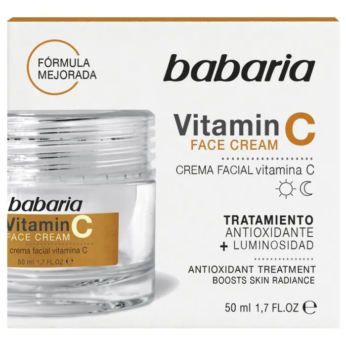 Набор косметики Vitamin C Crema Facial Efecto Antioxidante + Luminosidad Babaria, 50 ml крем для лица солярис с витамином а