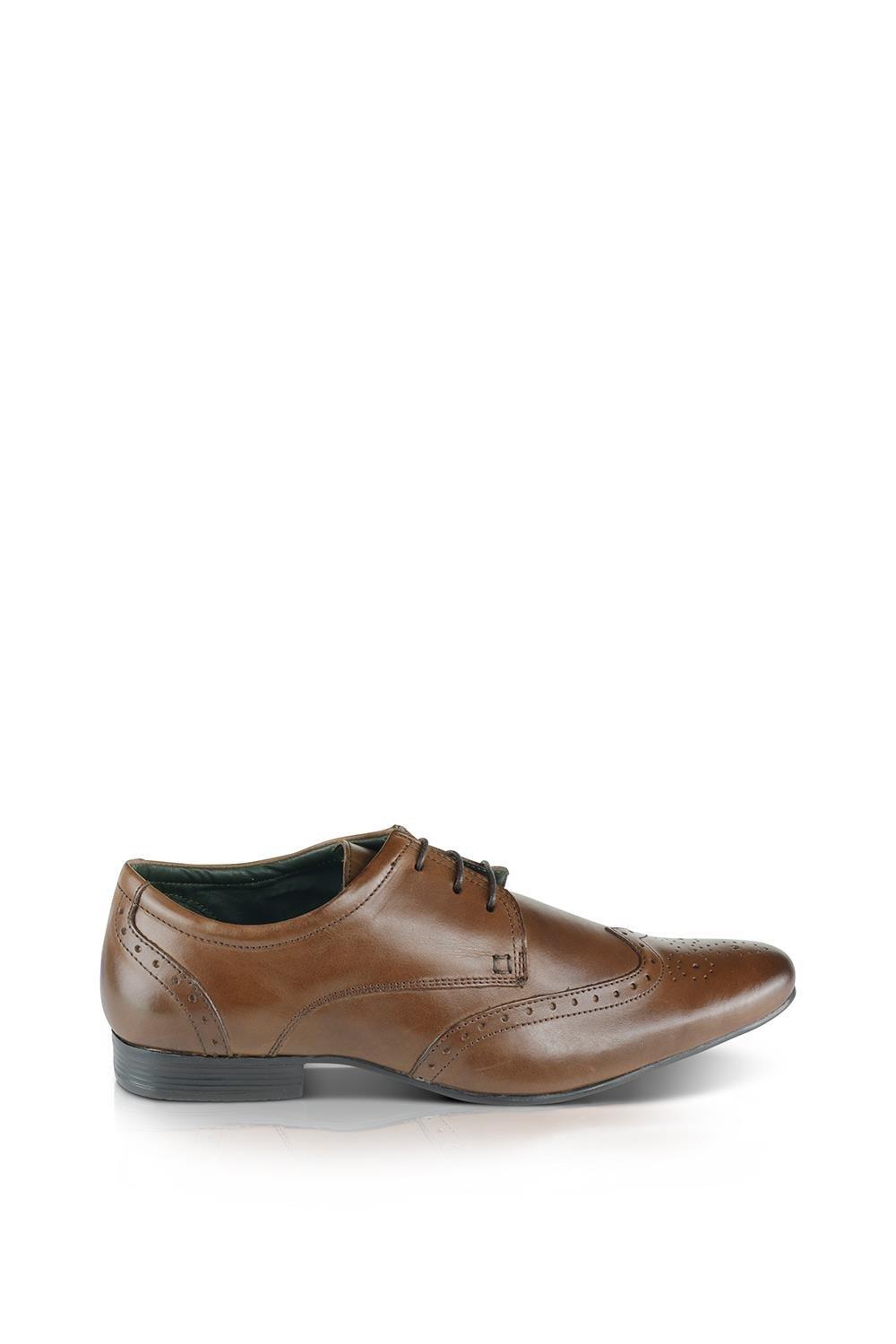 цена Кожаные туфли-броги Fleet Silver Street London, коричневый