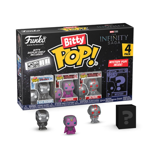 Funko Bitty POP!, коллекционная фигурка, Marvel, The Infinity Saga, Iron Man, 4 шт. Funko POP! фигурка funko pop saga воля 27417