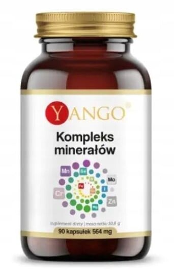 

Yango, Минеральный комплекс цинк-магний-железо, 90 капсул.