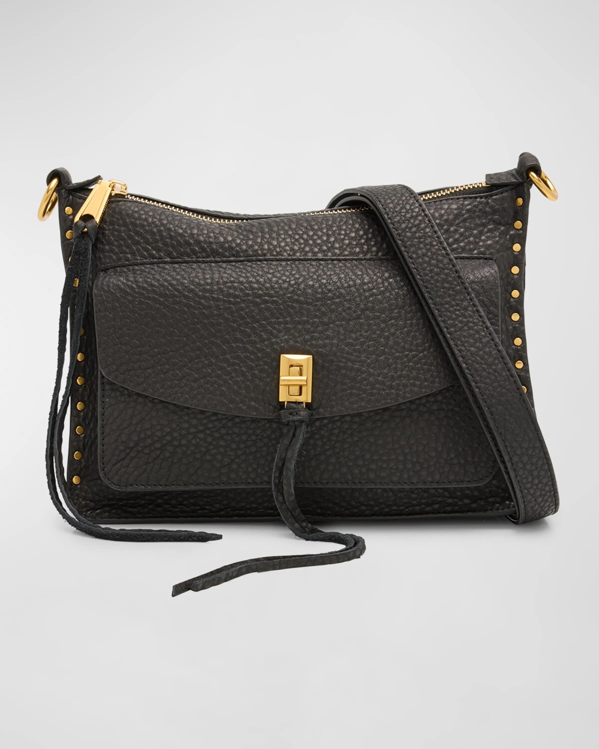 

Кожаная сумка через плечо Darren Signature Rebecca Minkoff, цвет Black