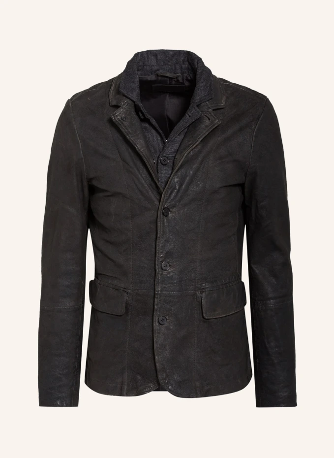 

Кожаная куртка обзор Allsaints, черный