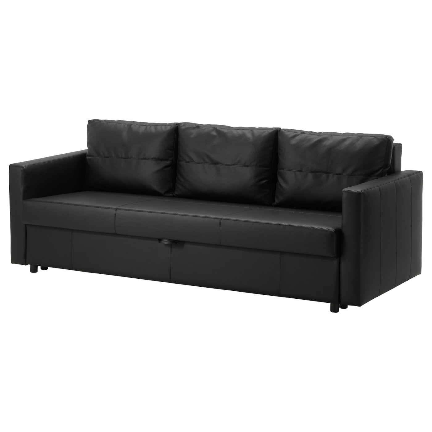 ФРИХЕТЕН 3 дивана-кровати с откидной спинкой, Бомстад черный FRIHETEN IKEA