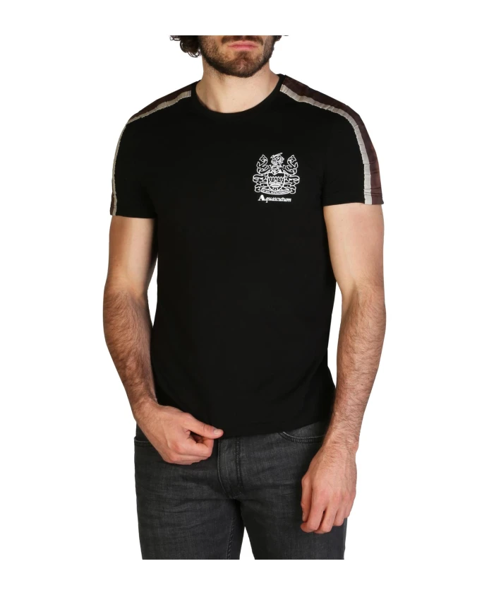 

Футболка с логотипом Aquascutum, черный