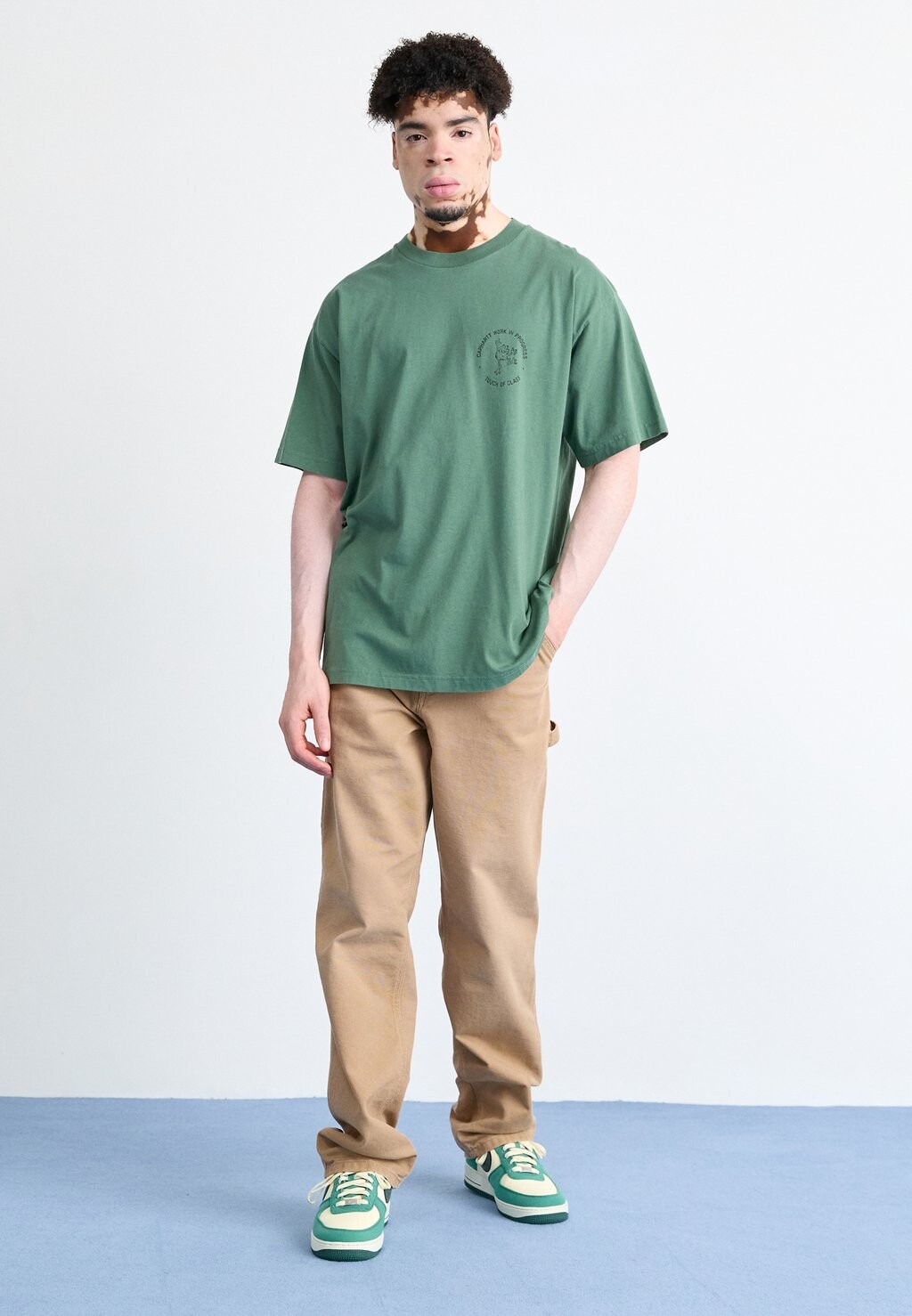 

Тканевые брюки Carhartt WIP, светло-коричневый