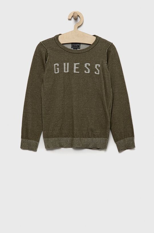 

Шерстяной свитер для мальчика Guess, зеленый