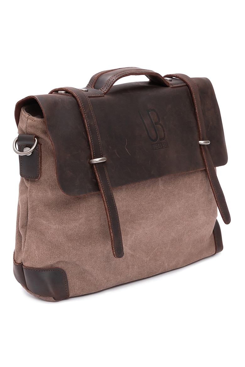 Кожаная сумка-мессенджер London Messenger Urban Bag, коричневый
