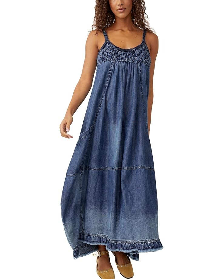 

Платье Free People Clear Skies Maxi, цвет Hazey Mazey