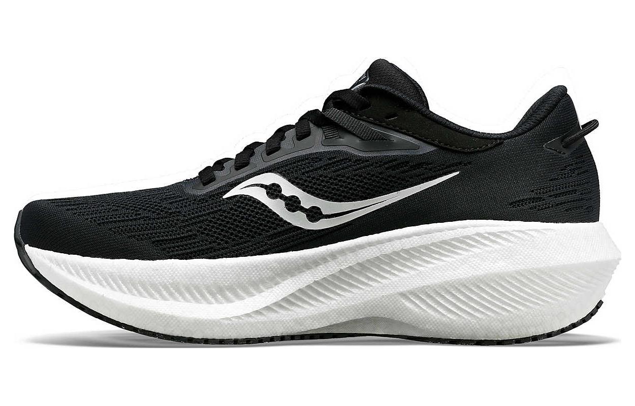 

Кроссовки saucony Triumph 21 'Black White', черный