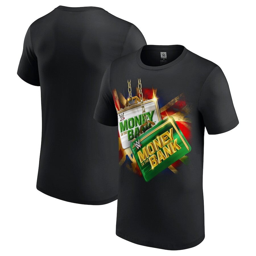 

Футболка с коротким рукавом WWE Authentic Money In The Bank, черный