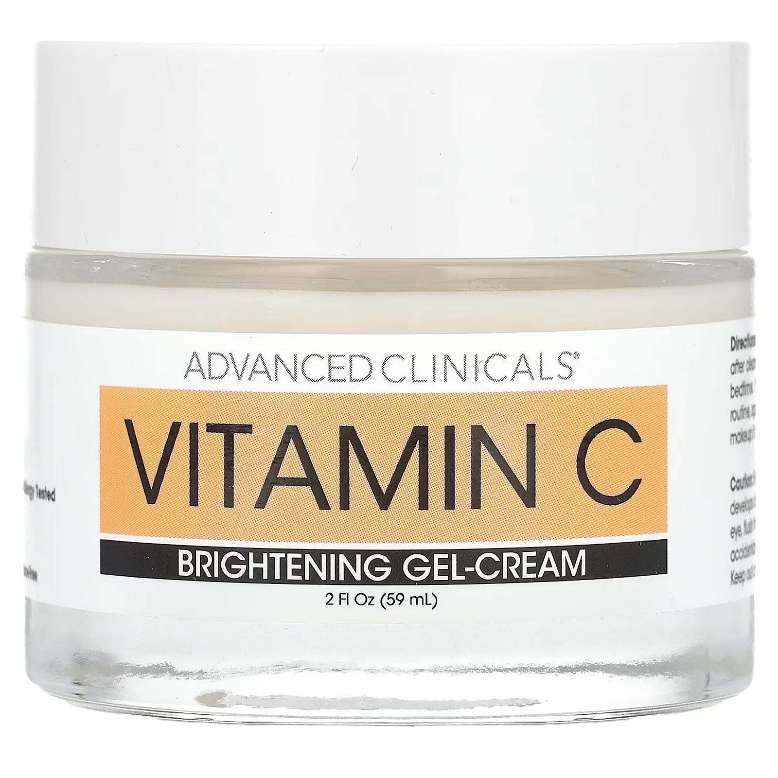 Гель-крем осветляющий Advanced Clinicals с витамином С, 59 мл