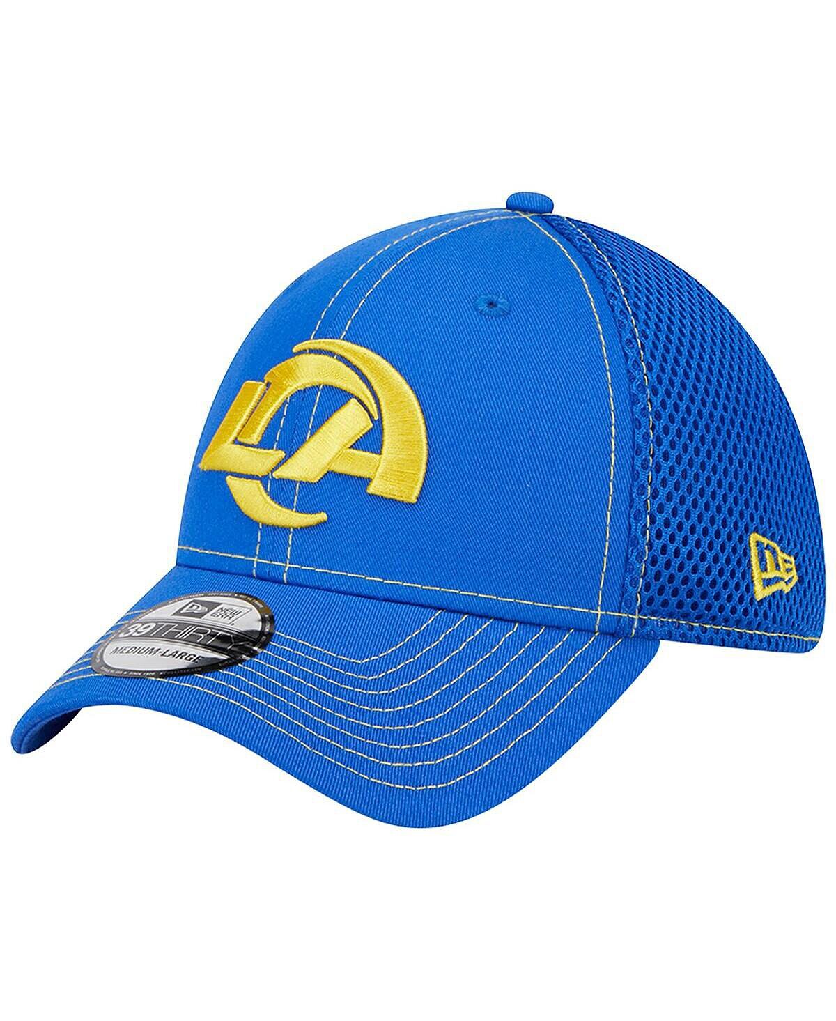 

Мужская кепка Royal Los Angeles Rams Team Neo Pop 39THIRTY Flex Hat New Era