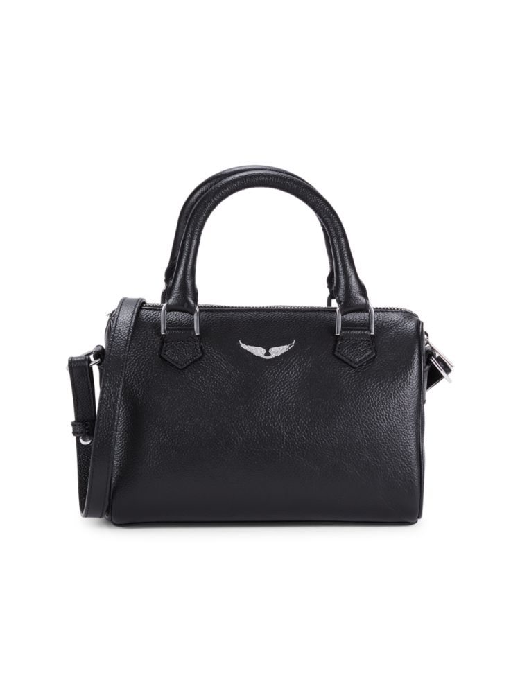 Кожаная сумка через плечо Sunny XS Zadig & Voltaire, цвет Noir