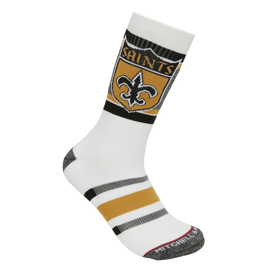 

Носки Mitchell & Ness New Orleans Saints, белый