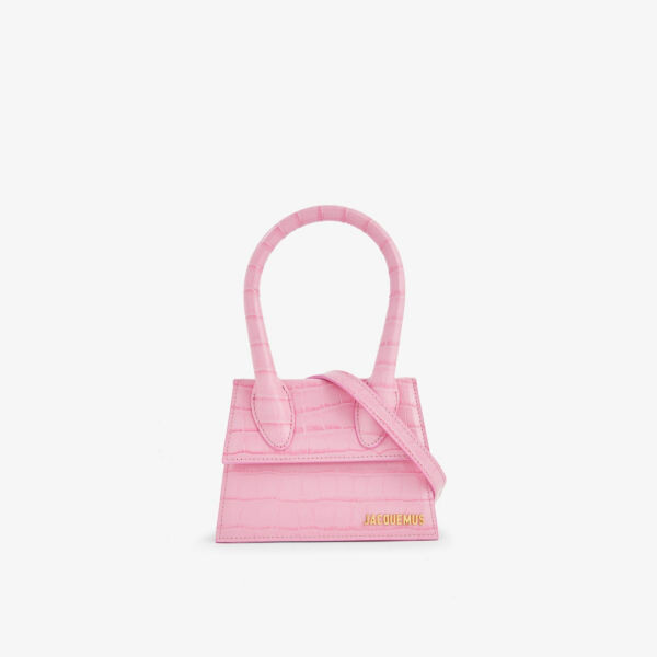 

Кожаная сумка Le Chiquito среднего размера с верхней ручкой Jacquemus, розовый