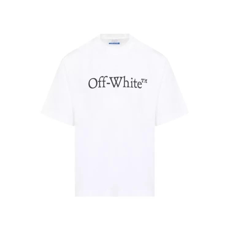 

Большая книжная футболка для скейтбординга Off-White, белый