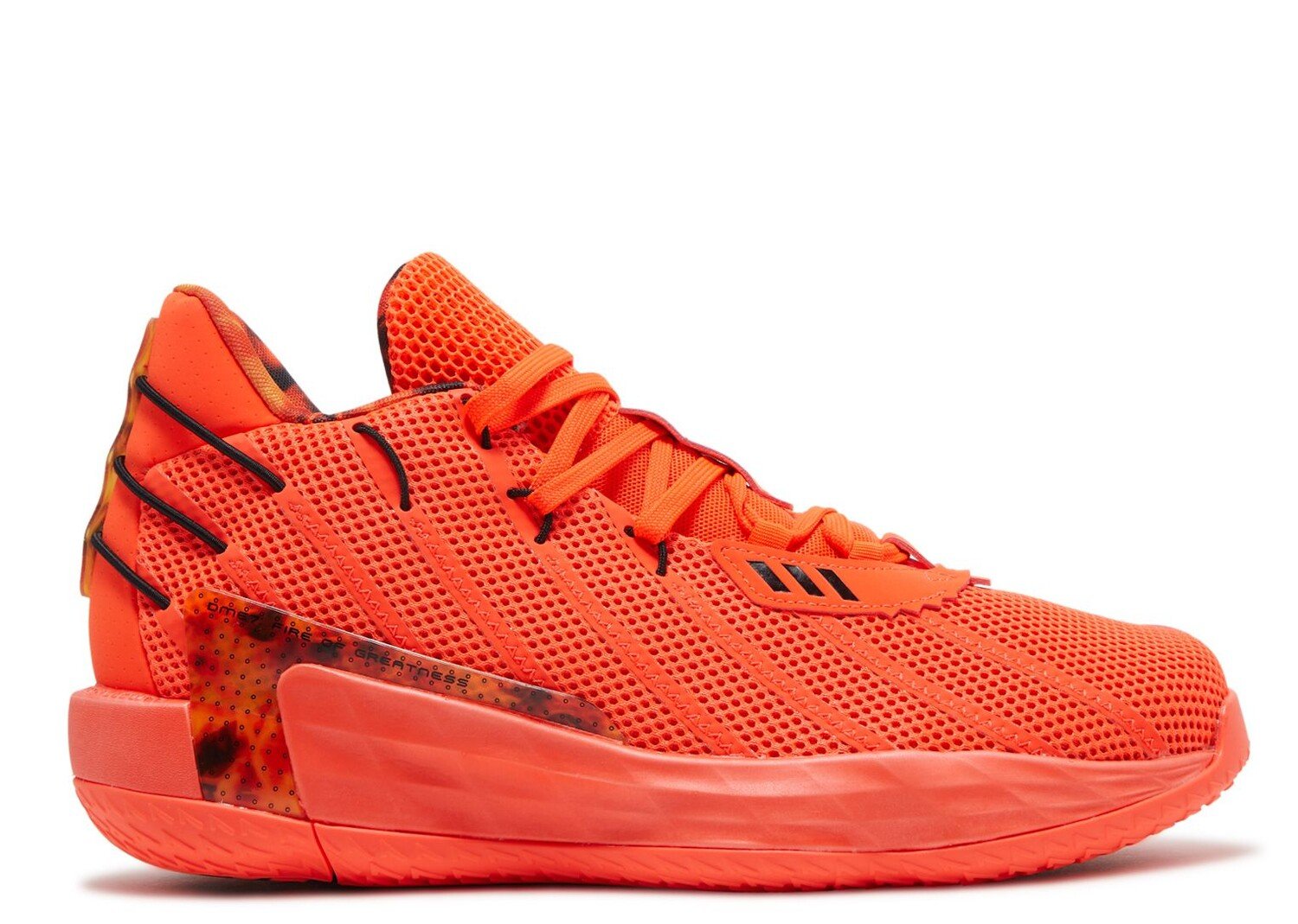 

Кроссовки adidas Dame 7 'Fire Inside', красный