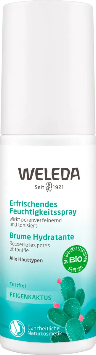 

Спрей для лица освежающий опунция 100мл Weleda