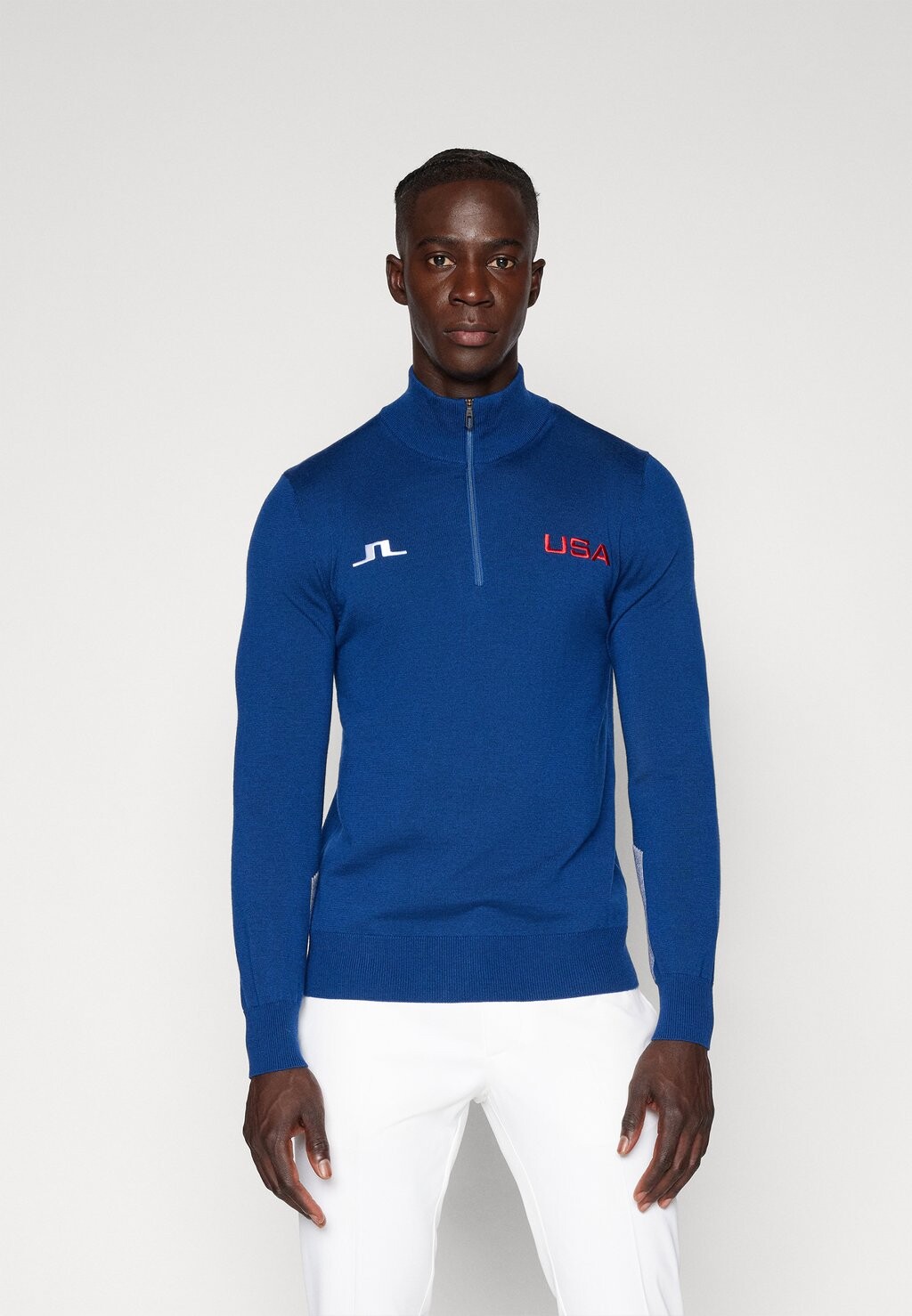 

Национальная сборная NATHANIEL HALF ZIP SWEATER J.LINDEBERG Sports, темно-синий