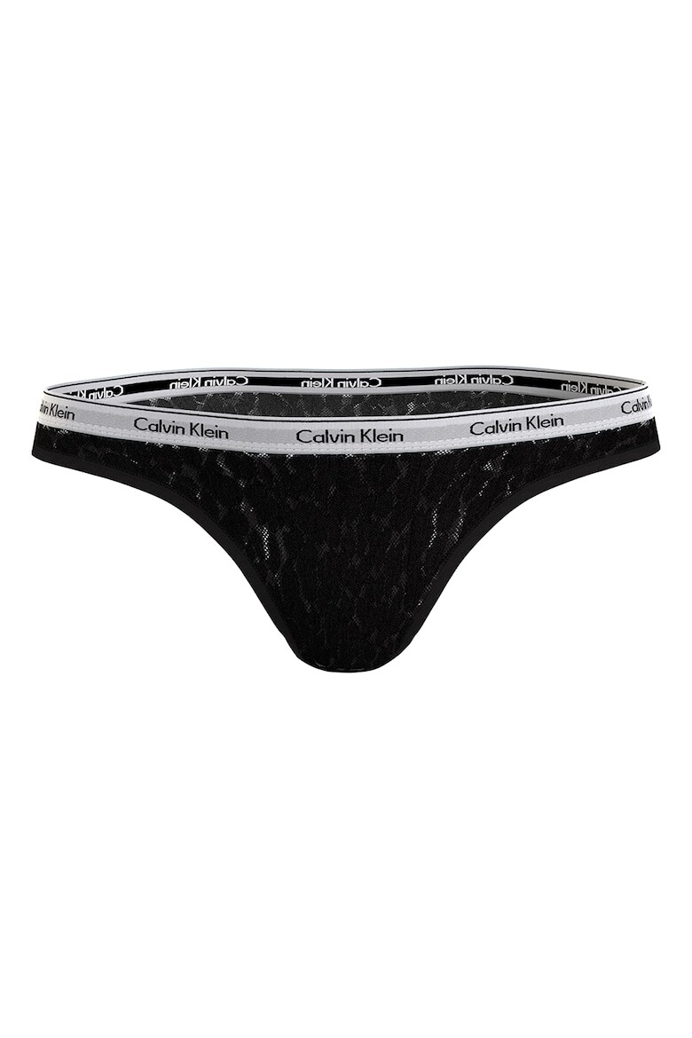 

Кружевное бразильское бикини Calvin Klein, черный