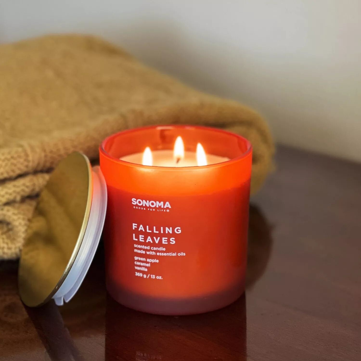 

Sonoma Goods For Life, 13 унций. Свеча «Падающие листья»