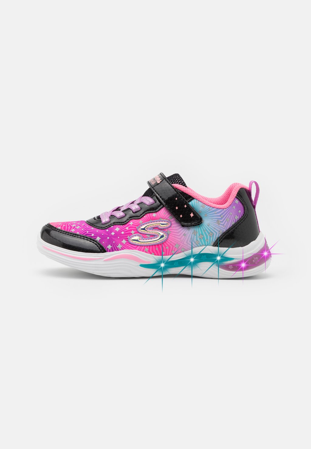 

Низкие кроссовки Power Petals Skechers, цвет black/multicolor