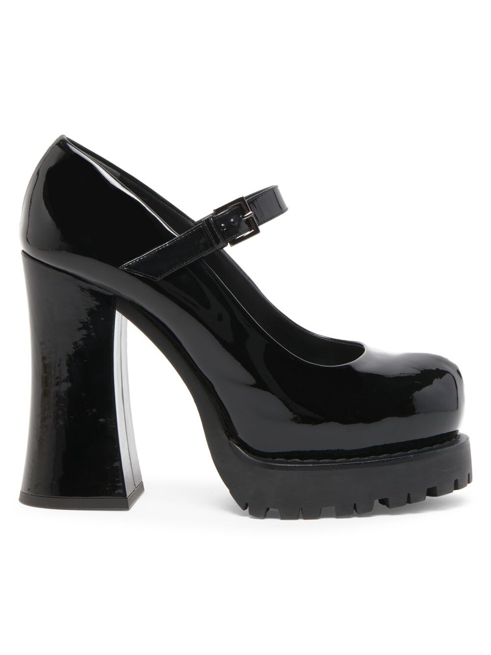 

Массивные туфли из лакированной кожи 120MM Moschino, черный