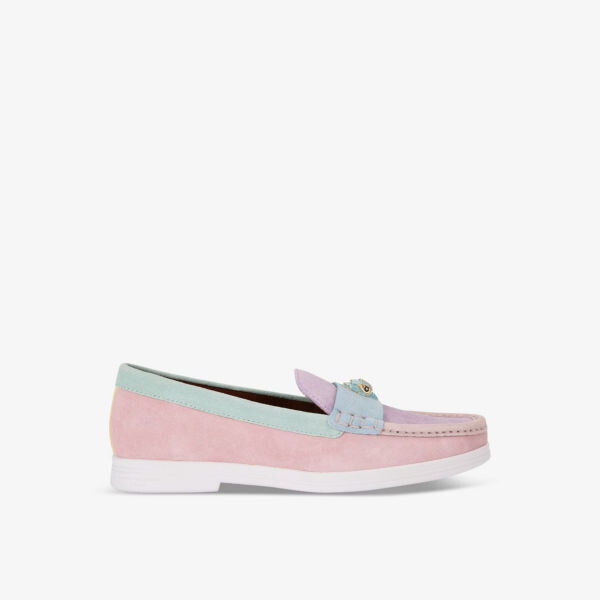 

Замшевые лоферы eagle c с кристаллами Kurt Geiger London, цвет other