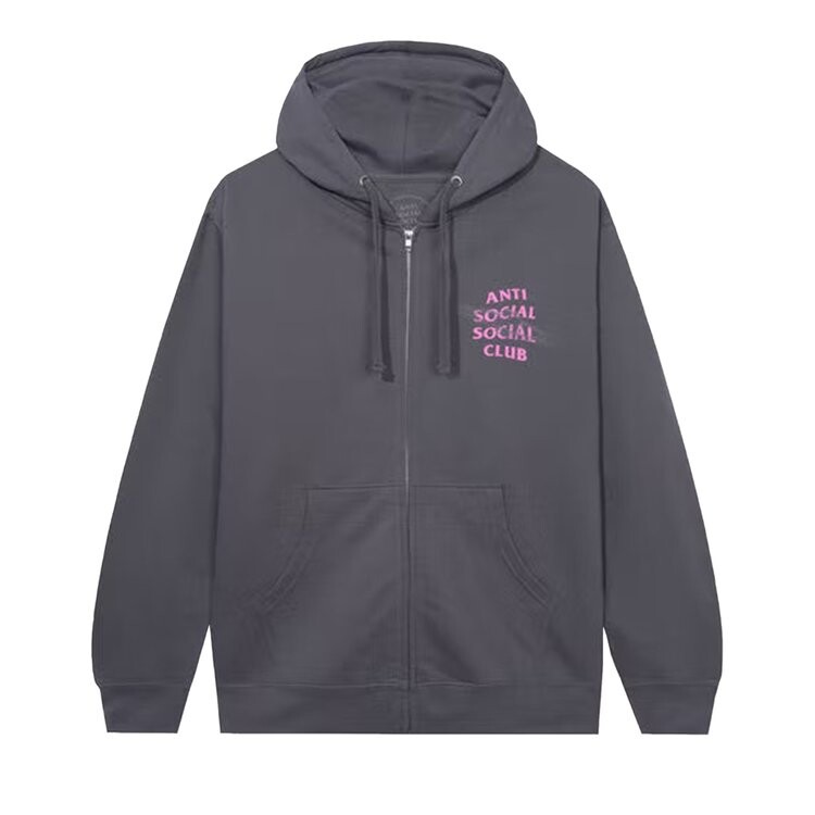 

Худи Anti Social Social Club The Shape Of Things Zip Up 'Heather Grey', серый