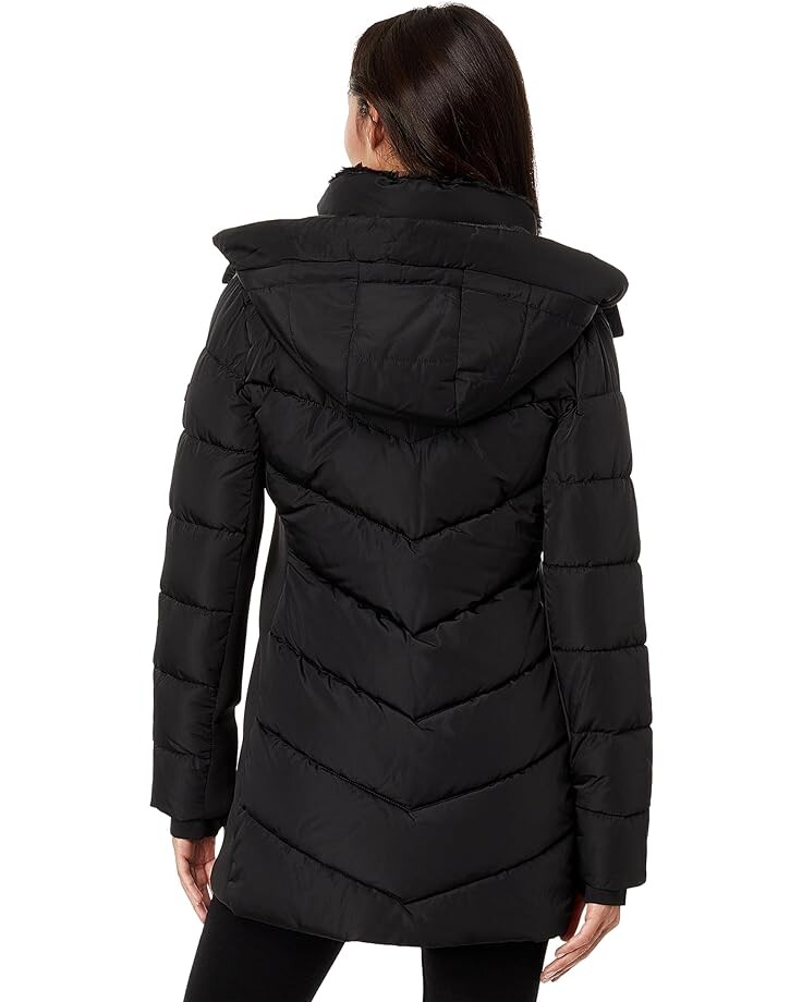 

Пуховик Calvin Klein Scuba Side Puffer, черный