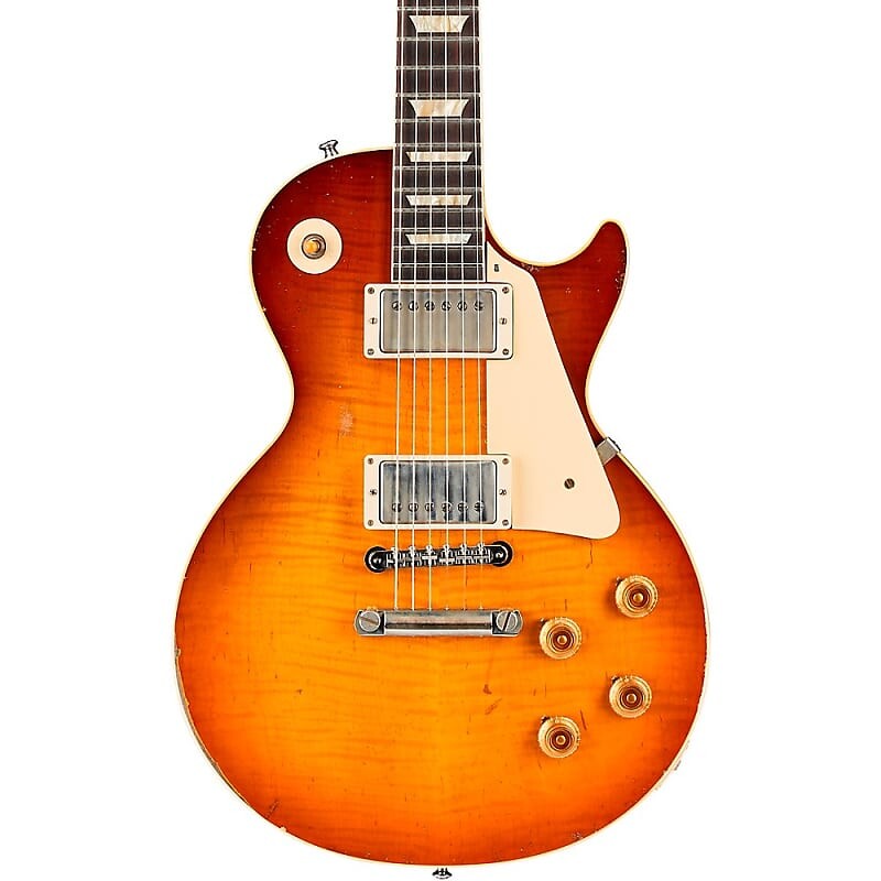

Электрогитара Gibson Custom Murphy Lab 1959 Les Paul Standard Reissue Heavy Aged Electric Guitar Slow Iced Tea Fade