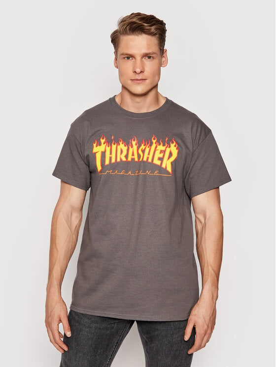 

Футболка стандартного кроя Thrasher, серый