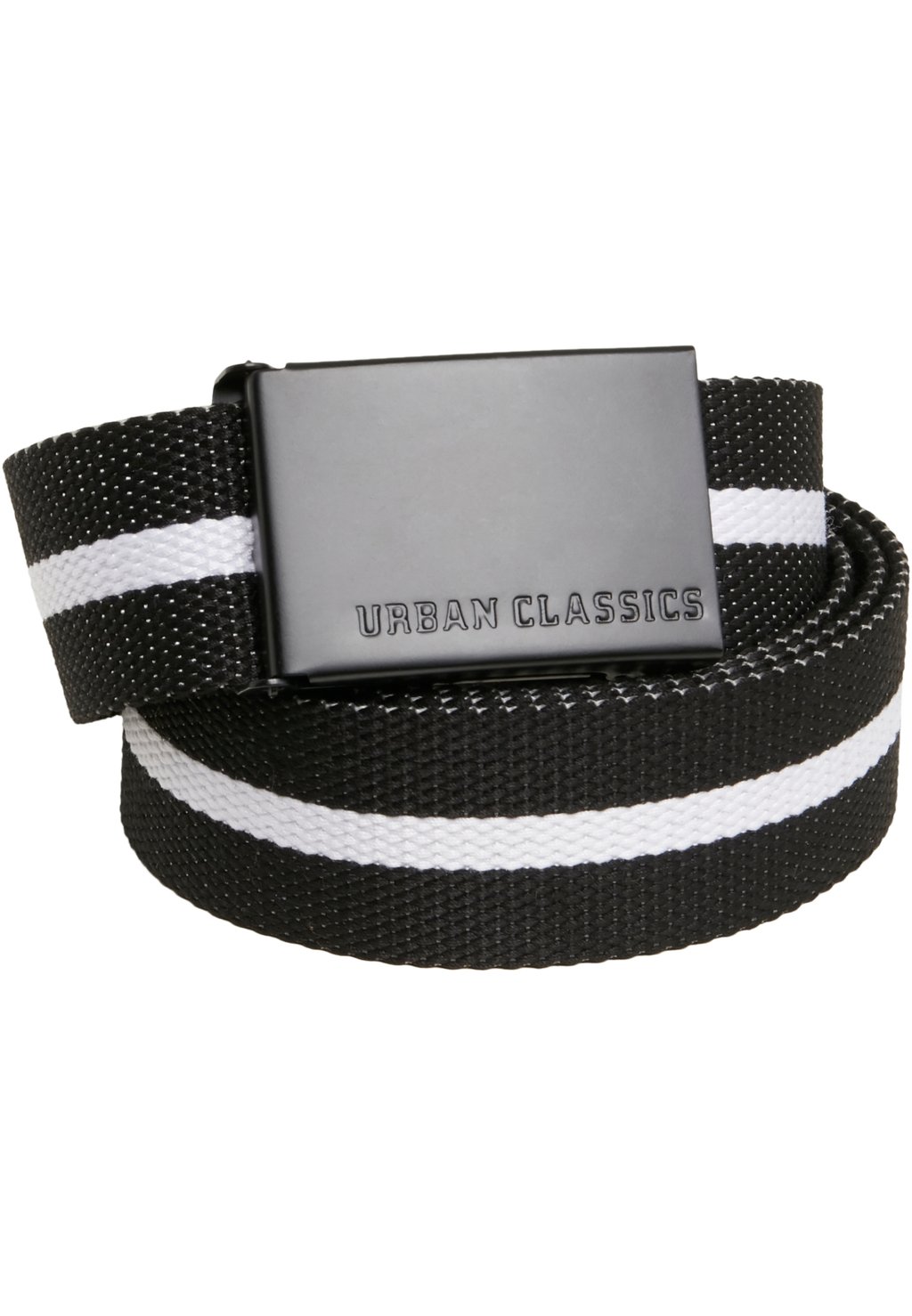 Ремень SINGLE Urban Classics, цвет black/white stripe black футболка ymc day stripe цвет black white