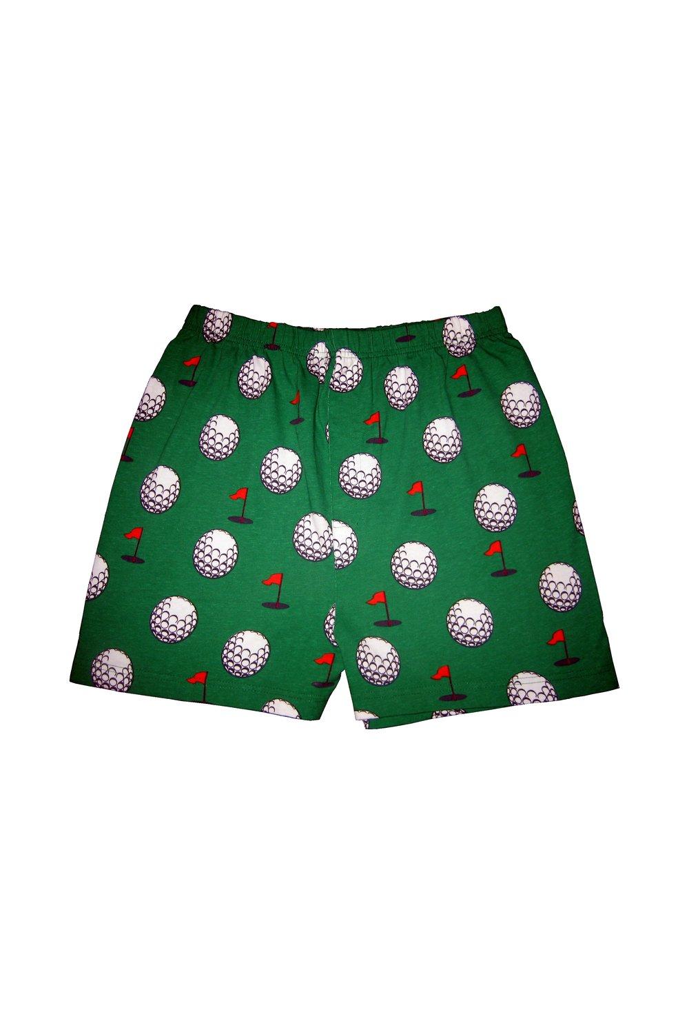 шорты lamade silky seamed boxer shorts 1 пара боксеров Magic с узором для гольфа SOCKSHOP, зеленый