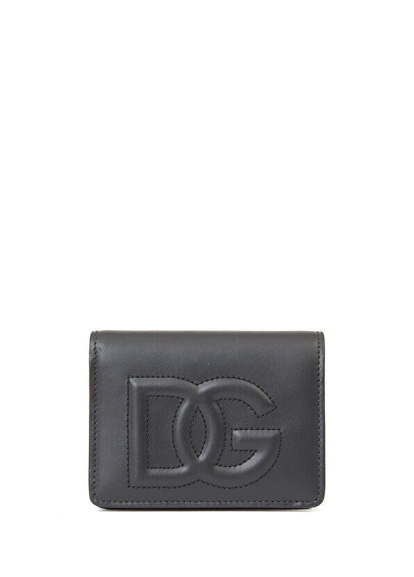 

Женский кожаный кошелек Dolce&Gabbana, черный