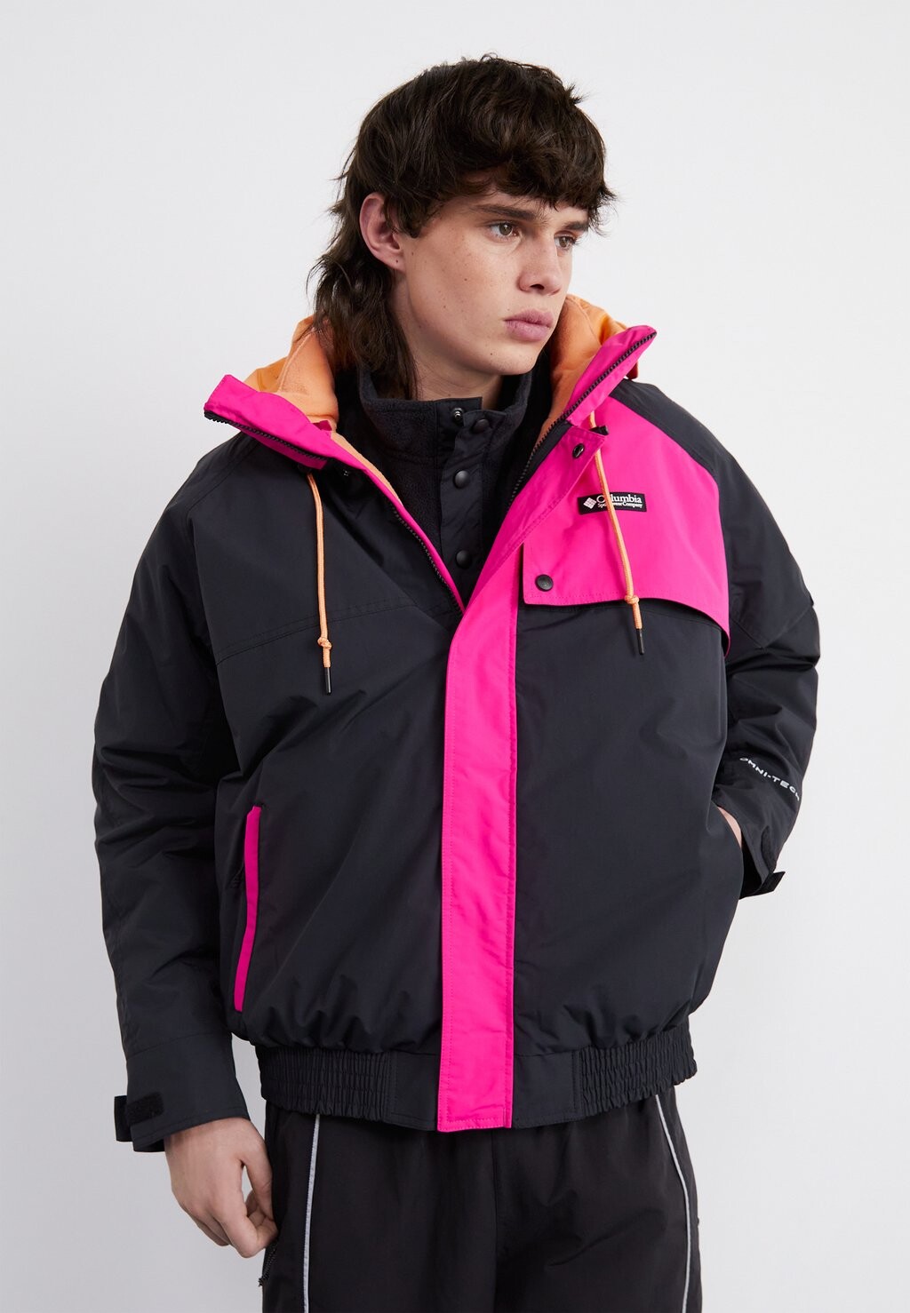 

Зимняя куртка WINTERTRAINER INTERCHANGE JACKET 2-IN-1 Columbia, черный/фуксия шипучий
