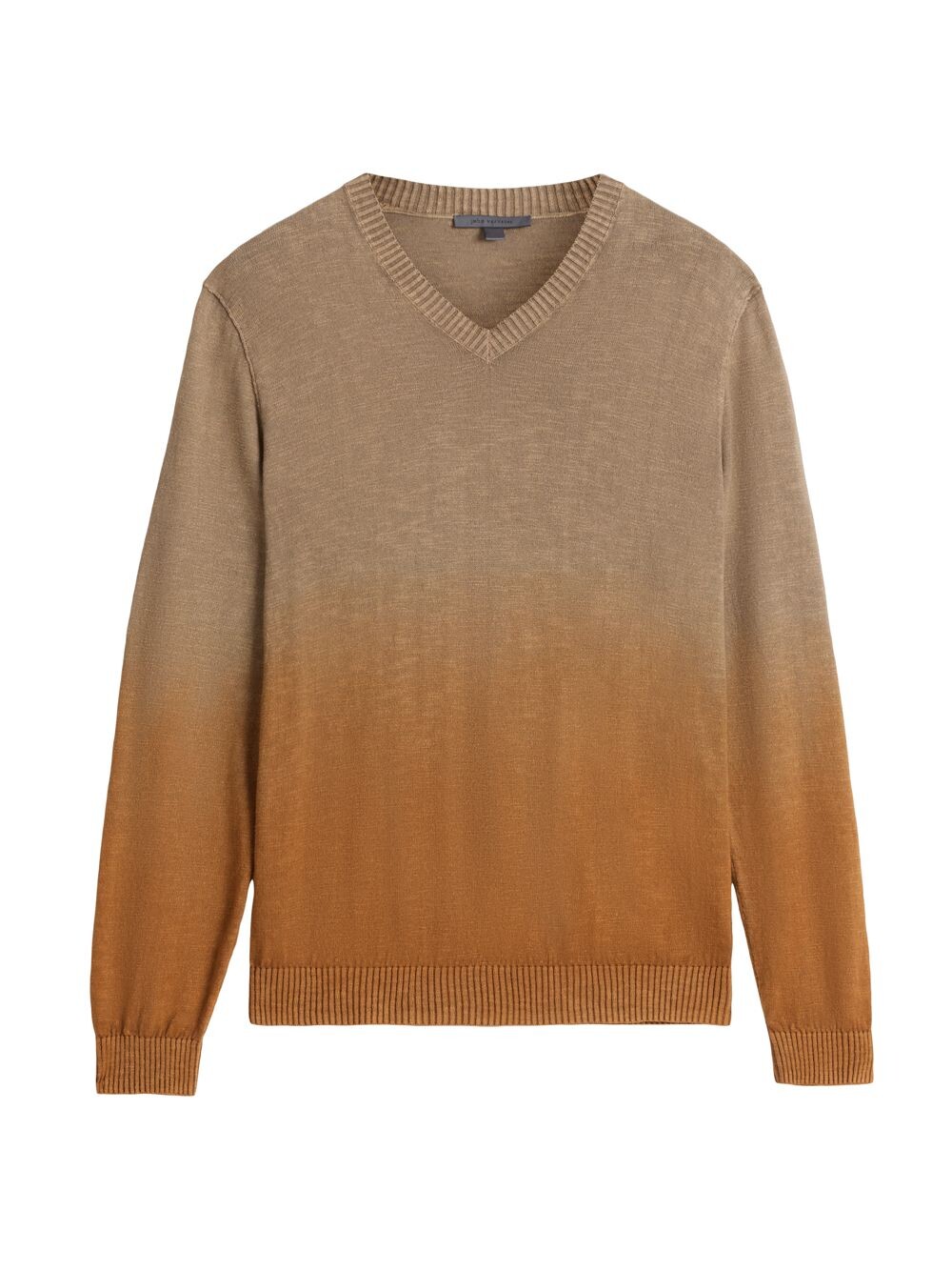 

Хлопковый свитер Kane Dip-Dye John Varvatos, коричневый