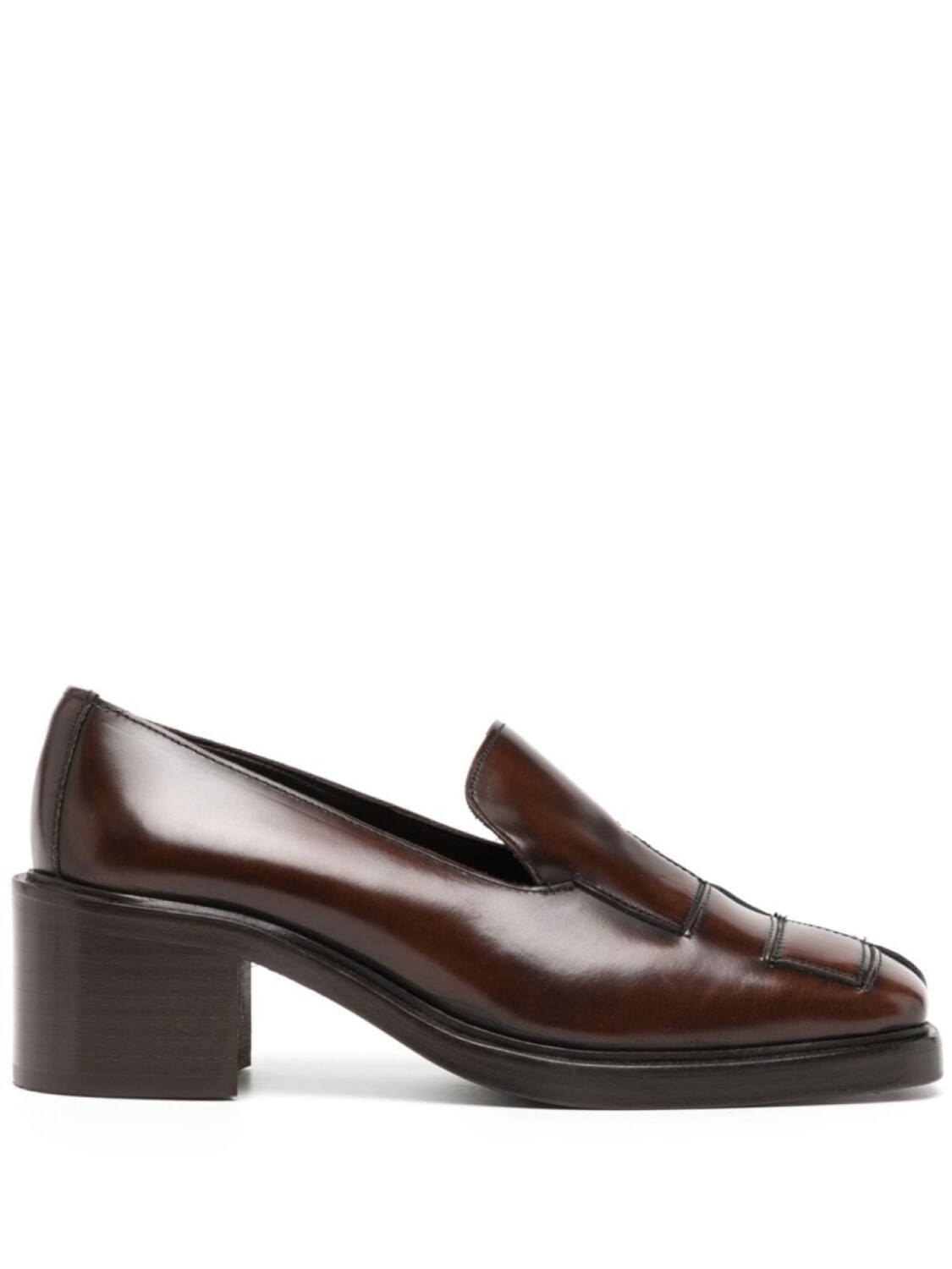 

Hereu Guera 55mm leather loafers, коричневый