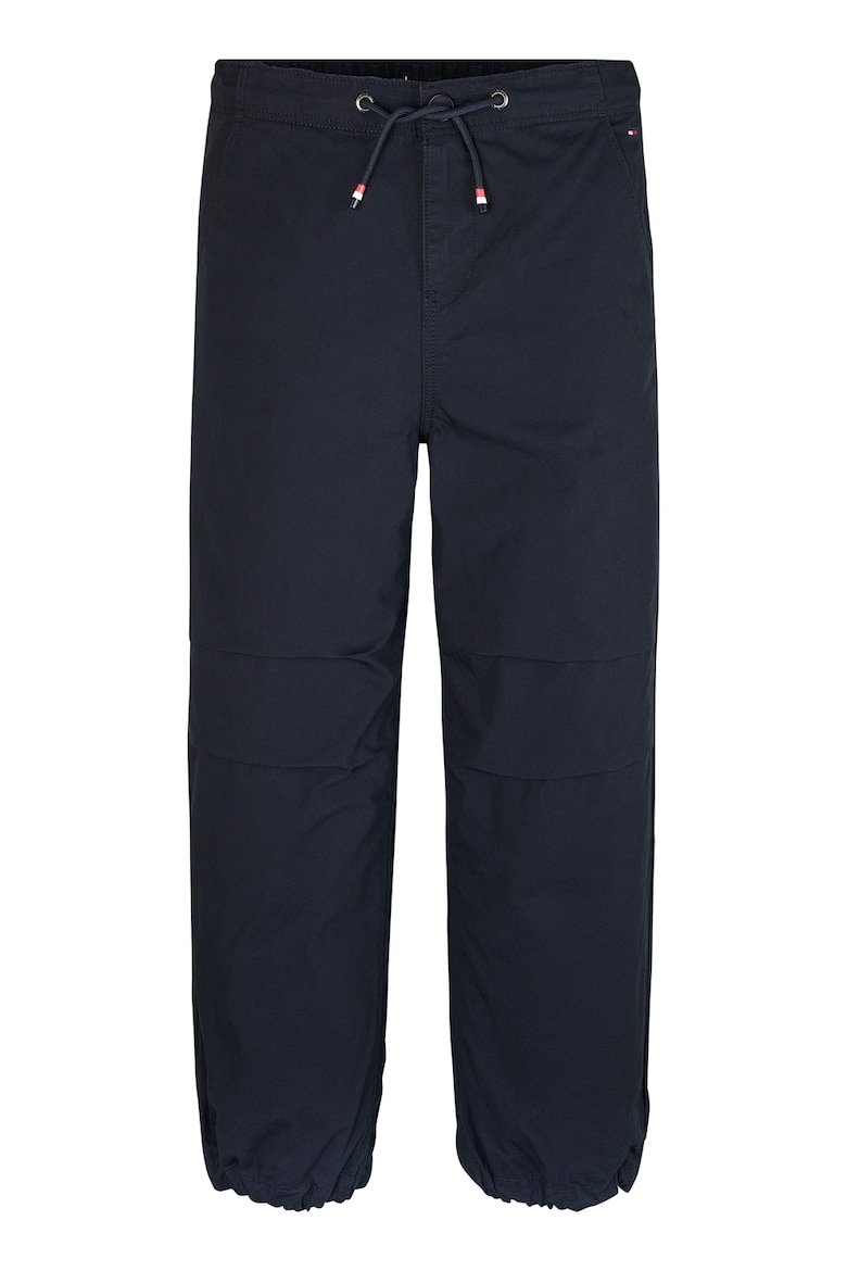 Широкие брюки с завязкой на талии Tommy Hilfiger, синий