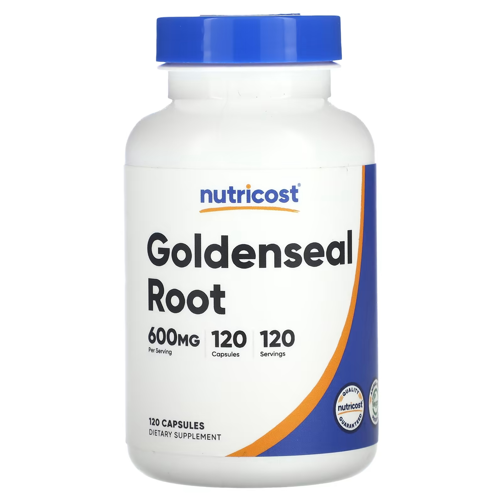 Пищевая добавка Nutricost Goldenseal Root 600 мг, 120 капсул цена и фото